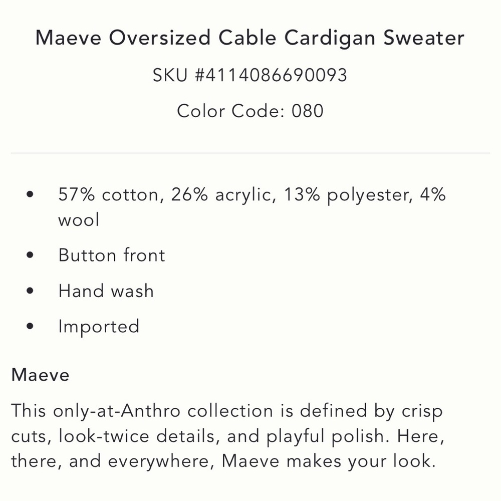 Maeve Vibrant Orange Cable Knit Cardigan - Picture 9 of 9